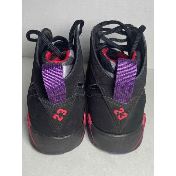 2012 Nike Air Jordan Retro GS Raptor Black Red Sneakers Shoes Boys 304774 6.5Y - Picture 9 of 11